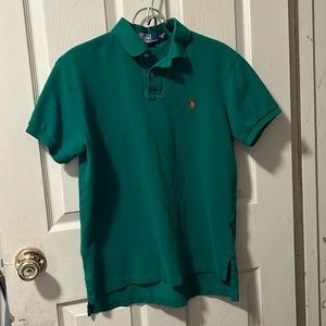 Ralph Lauren Custom Fit Polo - Green - Medium